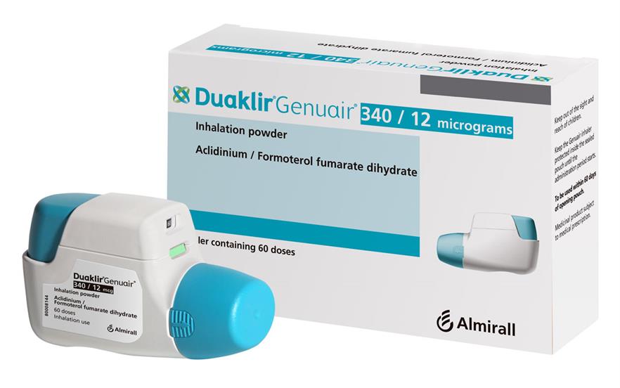 The recommended dose of Duaklir Genuair is one inhalation twice daily.