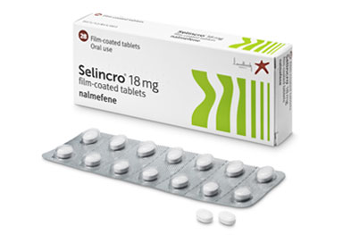 Selincro (nalmefene) should be taken once daily as needed when the patient perceives a risk of drinking alcohol.