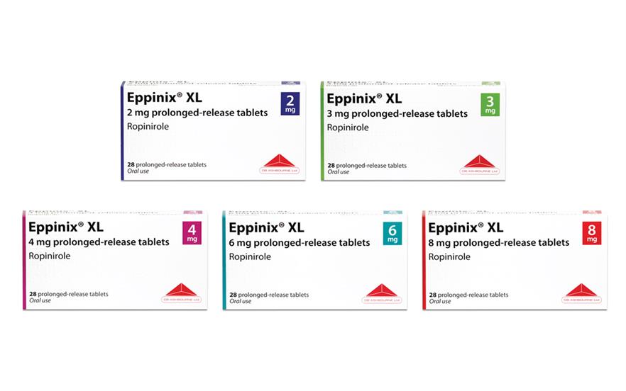 The starting dose of Eppinix XL (ropinirole) is 2mg once daily for the first week.