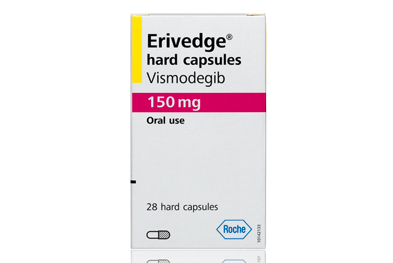 Erivedge (vismodegib) is administered once daily until disease progression or unacceptable toxicity occurs.