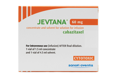 Jevtana increases median overall survival compared with mitoxantrone