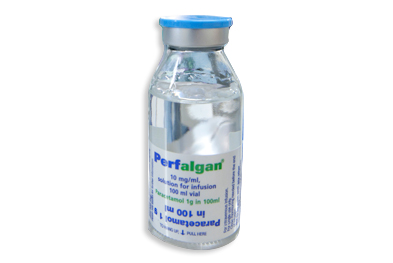 Perfalgan is indicated for the short-term treatment of moderate pain (especially following surgery) and fever. | SCIENCE PHOTO LIBRARY