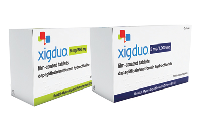 The initial dose of Xigduo (dapagliflozin + metformin) should correspond to the patient's current metfomin dose