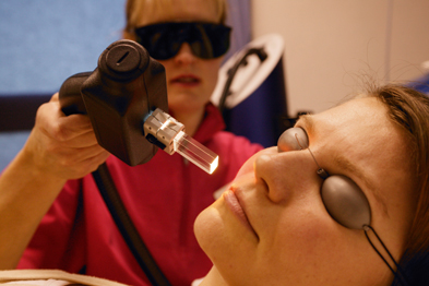 Laser hair removal is a commonly used cosmetic procedure (Photograph: Michael Donne/Science Photo Library)