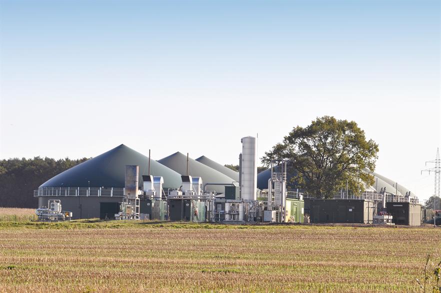 A similar German biogas-to-grid plant