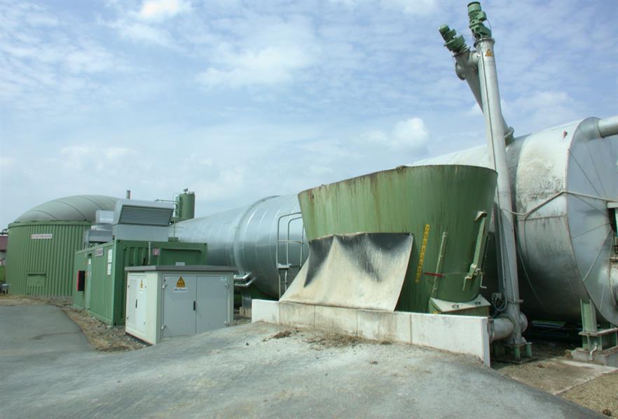 A biogas facility