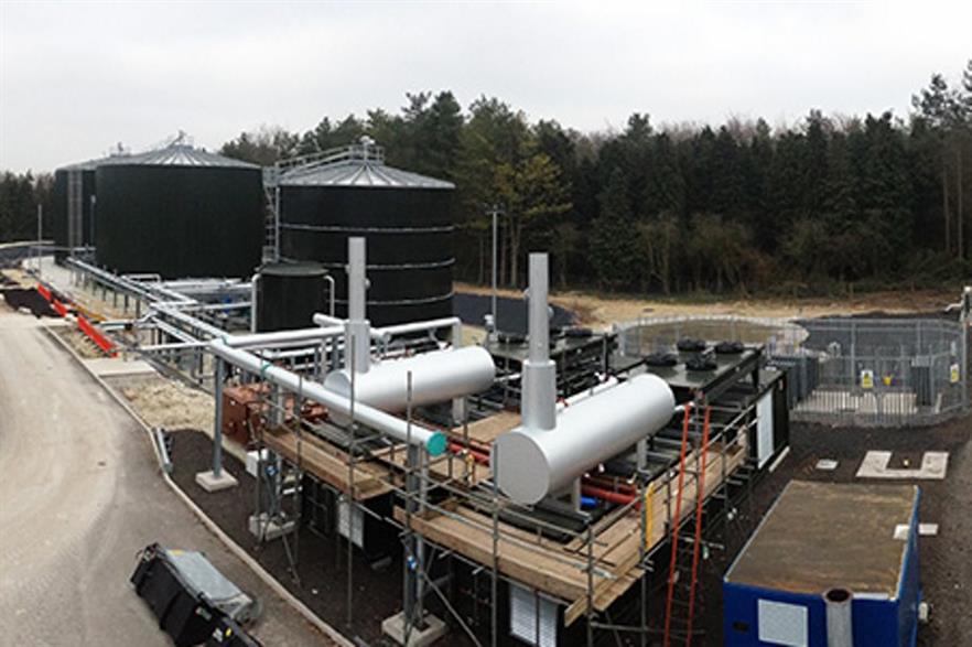 The Codford Biogas plant