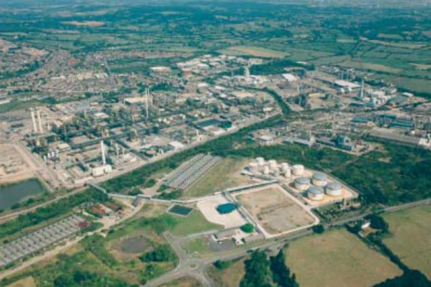 Dow Corning's chemical works in Barry
