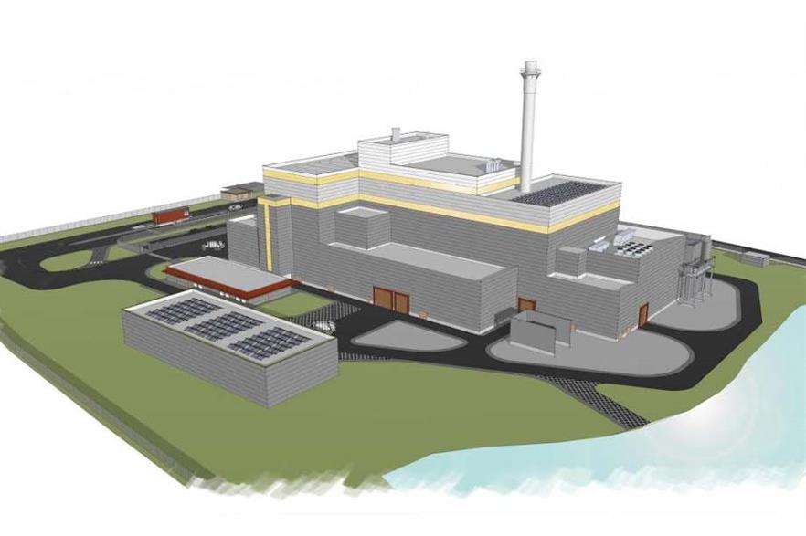 An artists' impression of FCC's Ediburgh EfW development