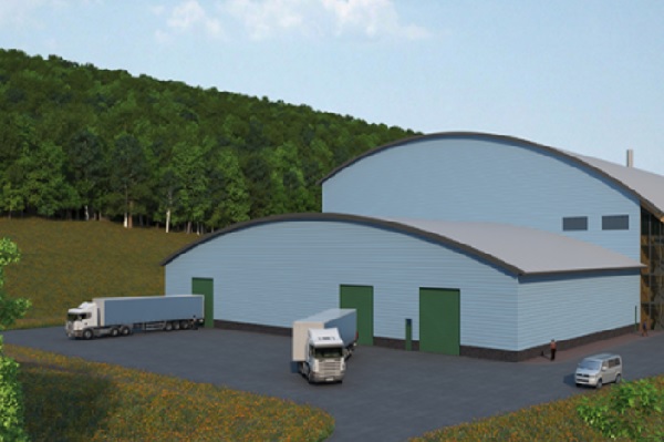 An artist's impression of the EfW plant
