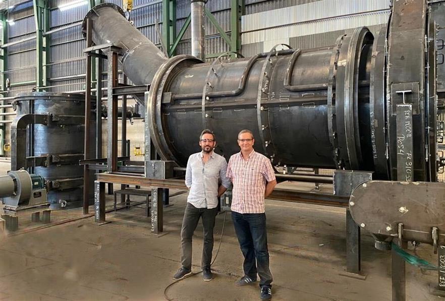 Alex Mas, Sugimat's business development director and Simon Webb managing director of Tidy Planet