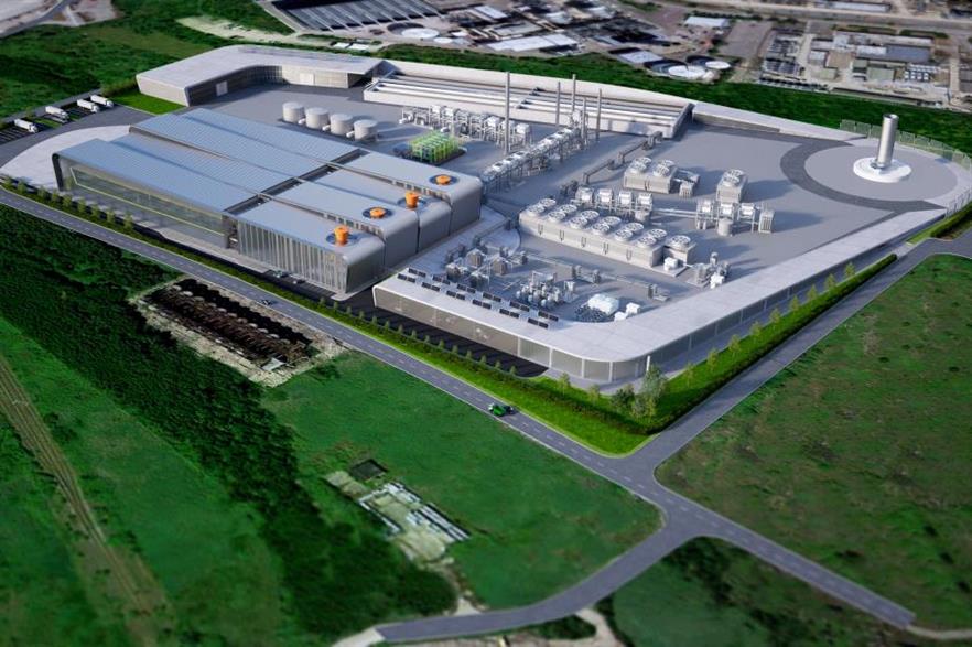 An artist's impression of the planned GreenSky London site