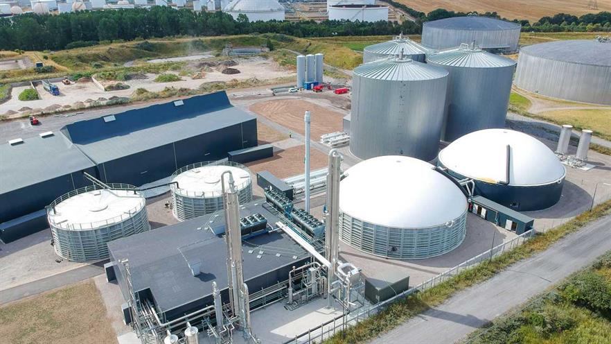 The biogas plant