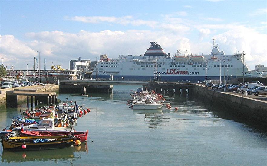 Le Harve is a busy commercial port