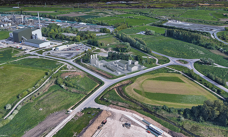 An artist's impression of the facility