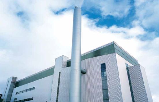 The EfW plant, image copyright B&W Vølund