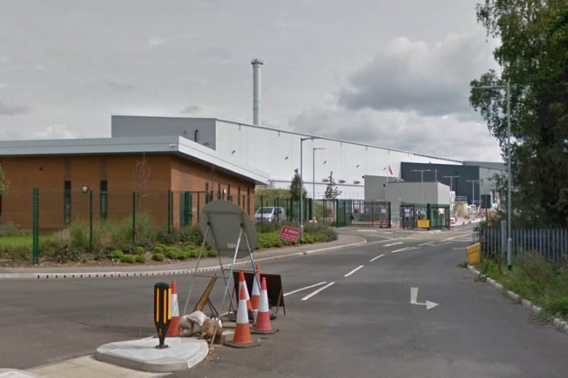 The Derby and Derbyshire Waste Treatment Centre remains uncommissioned. Photograph: Google
