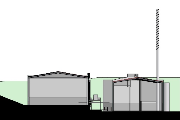 An artist's impression of the EfW plant