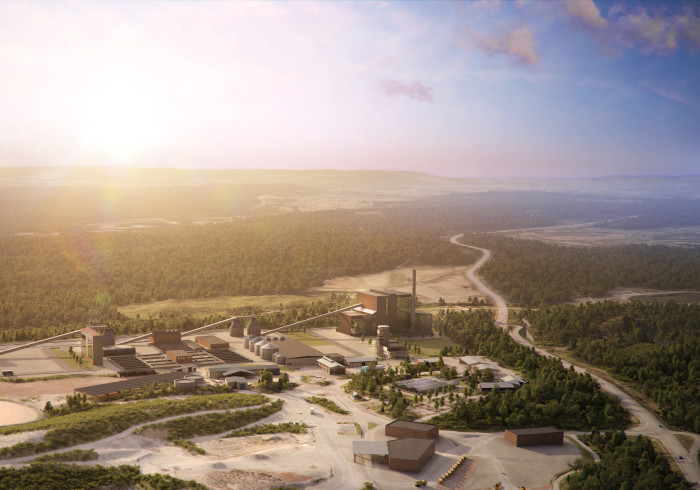 An artist's impression of the facilities