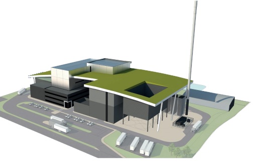 An artist's impression of one of two possible designs for facility. Image Curvilinear