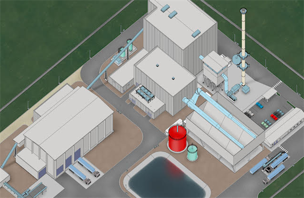 An artist's impression of the Cramlington facility
