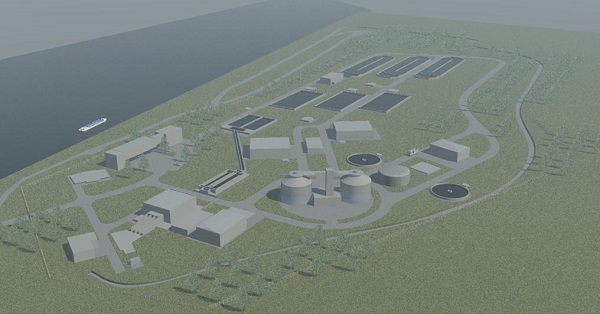 An artist's impression of the facility