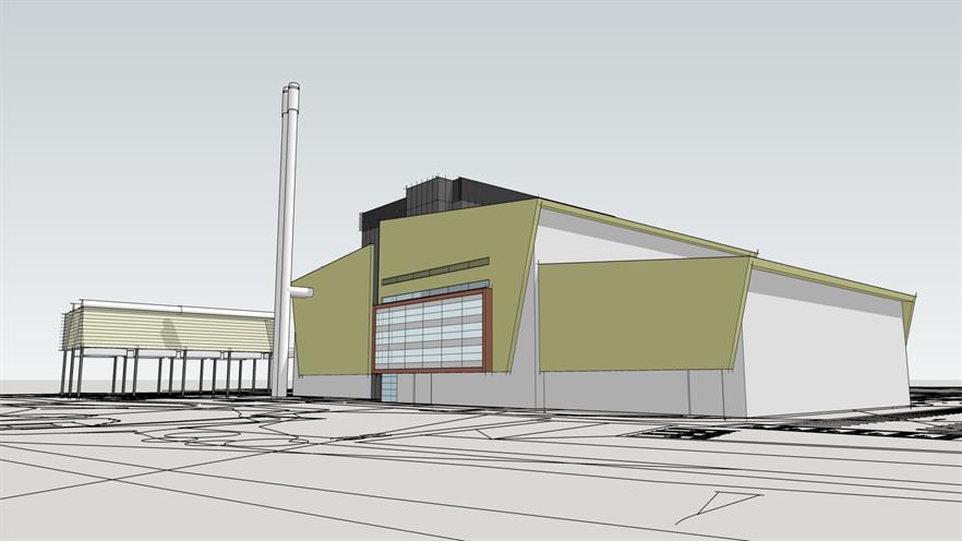 An artist's impression of the facility