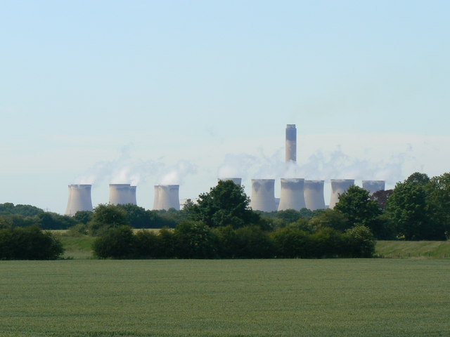 The Drax plant in northern England