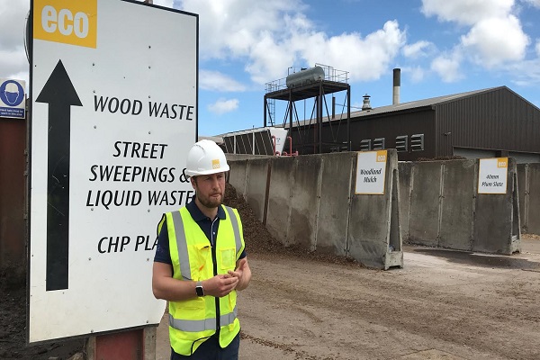 Eco's chief operating officer, Justin Dampney: “There is still a huge amount of waste going to landfill."