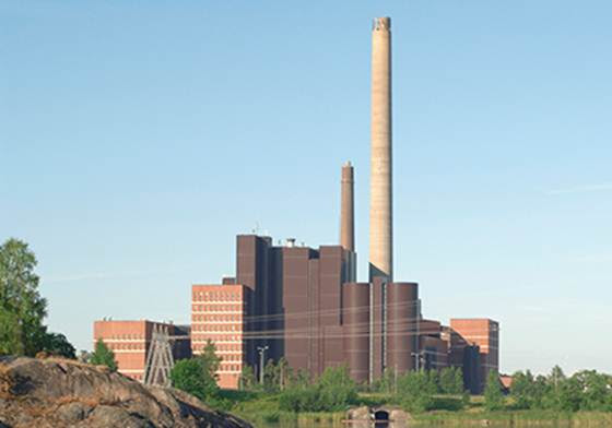 Helsinki Energia's Salmisaari power plant