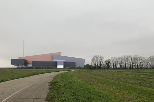 An artist's impression of the EfW plant