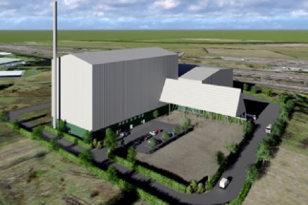 An artist's impression of the plant