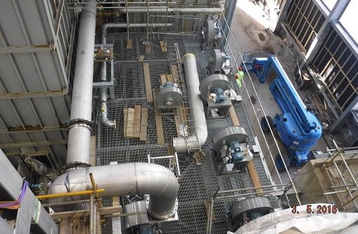 The gasification technology is currently being installed
