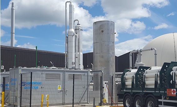 The biogas plant
