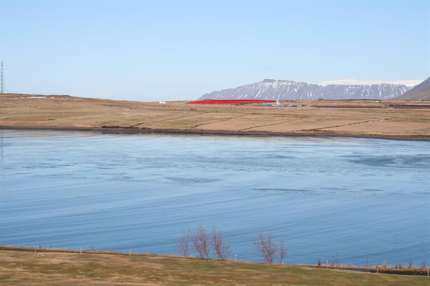 View of the proposed gas and composting plant
