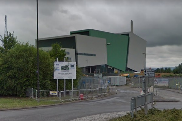 The EfW plant, image copyright google.co.uk