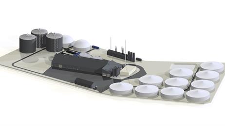 An artist's impression of the facility