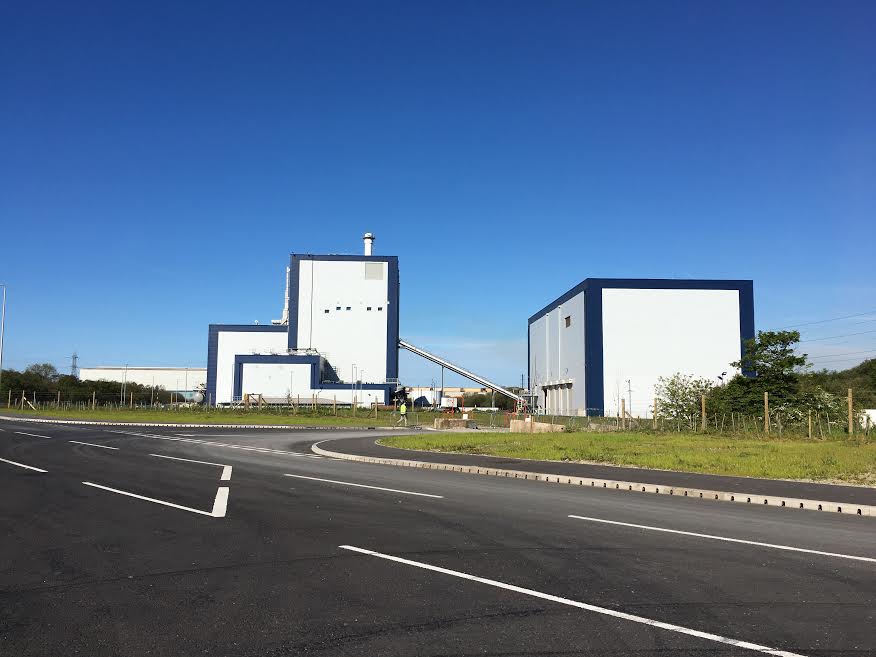 The biomass-fired plant
