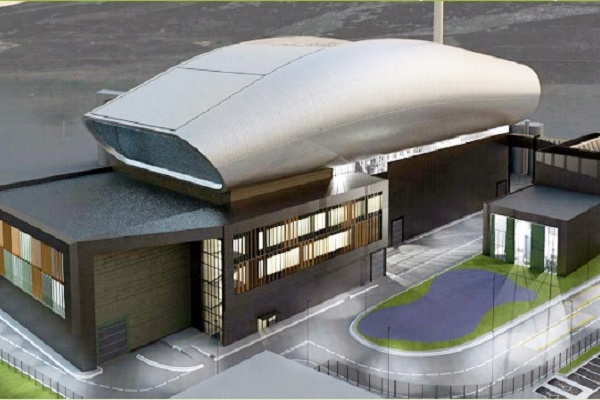 An artist's impression of the EfW plant