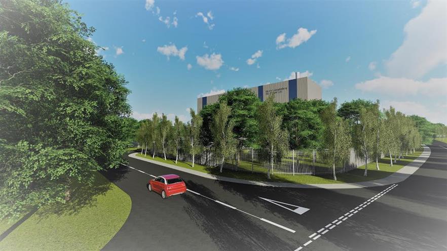 An artist's impression of the facility
