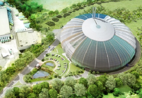 An artist's impression of the facility