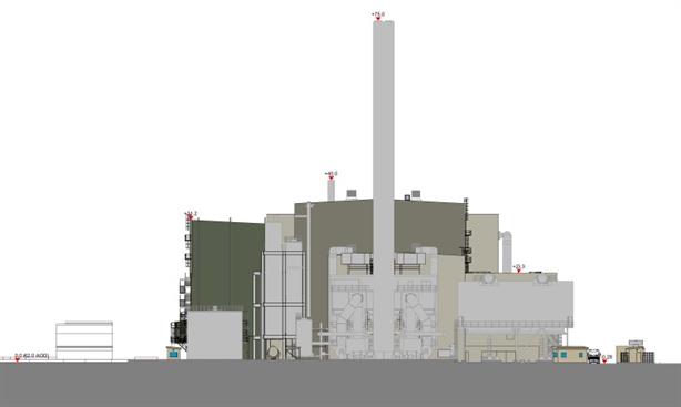 An artist's impression of the plant