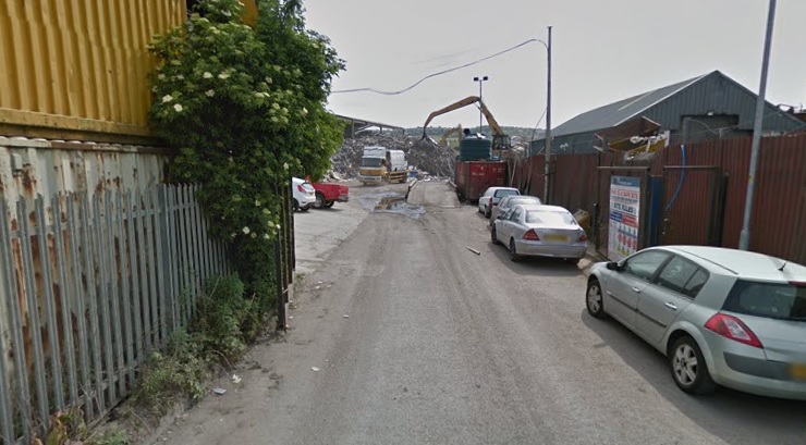 The area proposed for the plant, photo google.co.uk