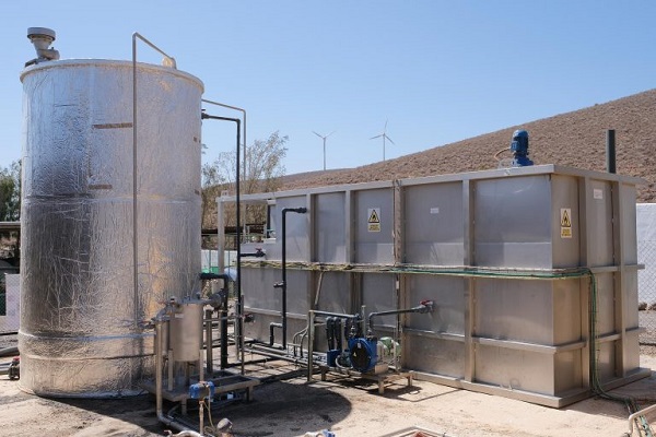 The biogas plant
