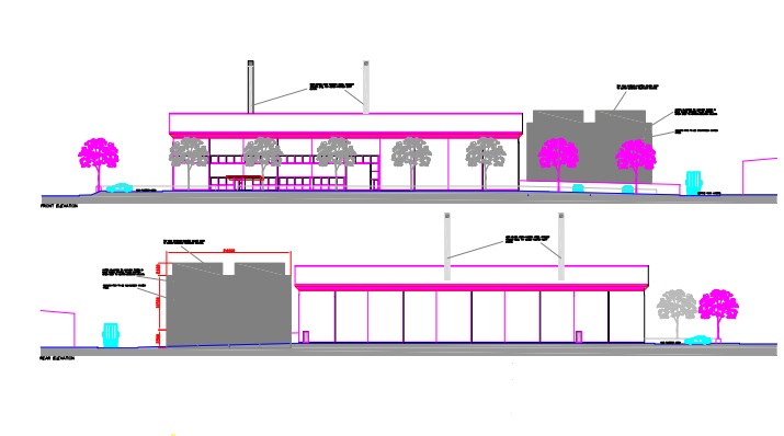 An artist's impression of the facility