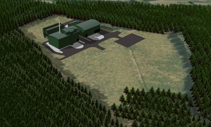 An artist's impression of the facility