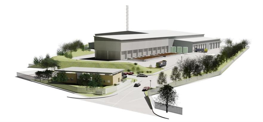 An artist's impression of the facility