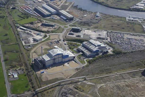 The site with Suez's two opertional EfW plants