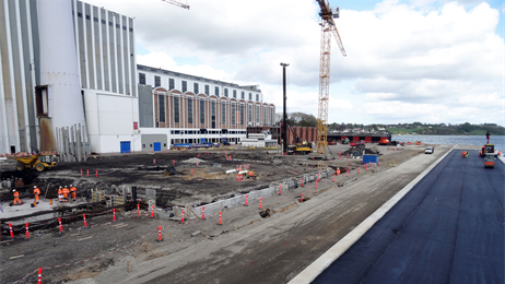 Work at the site