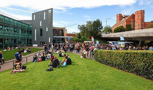 The campus, image copyright University of Sheffield